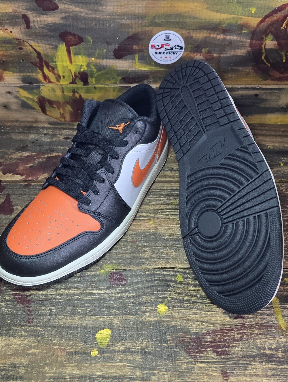 Nike Air Jordan 1 Low Shattered Backboard 553558-081 Men’s Size 11 BRAND NEW - Picture 7 of 8